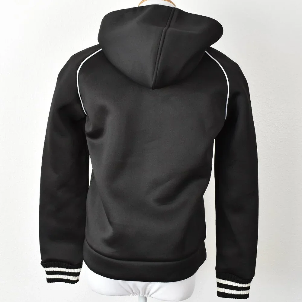 Maje Tropical Stripe Hoodie Sweatshirt - 3, Large - Picture 6 of 8